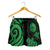 Tahiti Women's Short - Green Tentacle Turtle - Polynesian Pride