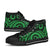 Pohnpei High Top Shoes - Green Tentacle Turtle - Polynesian Pride