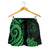 Palau Women's Short - Green Tentacle Turtle - Polynesian Pride