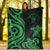 Niue Premium Blanket - Green Tentacle Turtle - Polynesian Pride