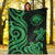 Federated States of Micronesia Premium Blanket - Green Tentacle Turtle - Polynesian Pride