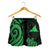 Tokelau Women's Short - Green Tentacle Turtle - Polynesian Pride