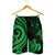 Fiji Men's Short - Green Tentacle Turtle Crest - Polynesian Pride