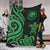 Federated States of Micronesia Premium Blanket - Green Tentacle Turtle - Polynesian Pride