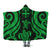 Fiji Hooded Blanket - Green Tentacle Turtle Hooded Blanket Green - Polynesian Pride