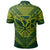 Hawaiian Kanaka Map Football Jersey Polo Shirt Green and Yellow Roger Style - Polynesian Pride