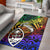 Guam Area Rug - Rainbow Polynesian Pattern Rainbow - Polynesian Pride