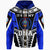 Guam Zip up Hoodie Its In My DNA Blue Color Unisex Blue - Polynesian Pride