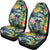 Hawaii Car Seat Covers - Tropical Flowers & Fruit - 04 K5 Universal Fit Black - Polynesian Pride