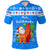 Hawaii Christmas Polo Shirt Santa Claus Surfing Simple Style Blue LT8 - Polynesian Pride