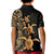 Polynesian Turtle Polo Shirt KIDS Honu Family Gold LT4 - Polynesian Pride