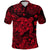 Custom Hawaii Turtle Polynesian Polo Shirt Plumeria Flower Unique Style Red LT8 - Polynesian Pride