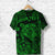 Custom Hawaii Turtle Polynesian T Shirt Plumeria Flower Unique Style Green LT8 - Polynesian Pride