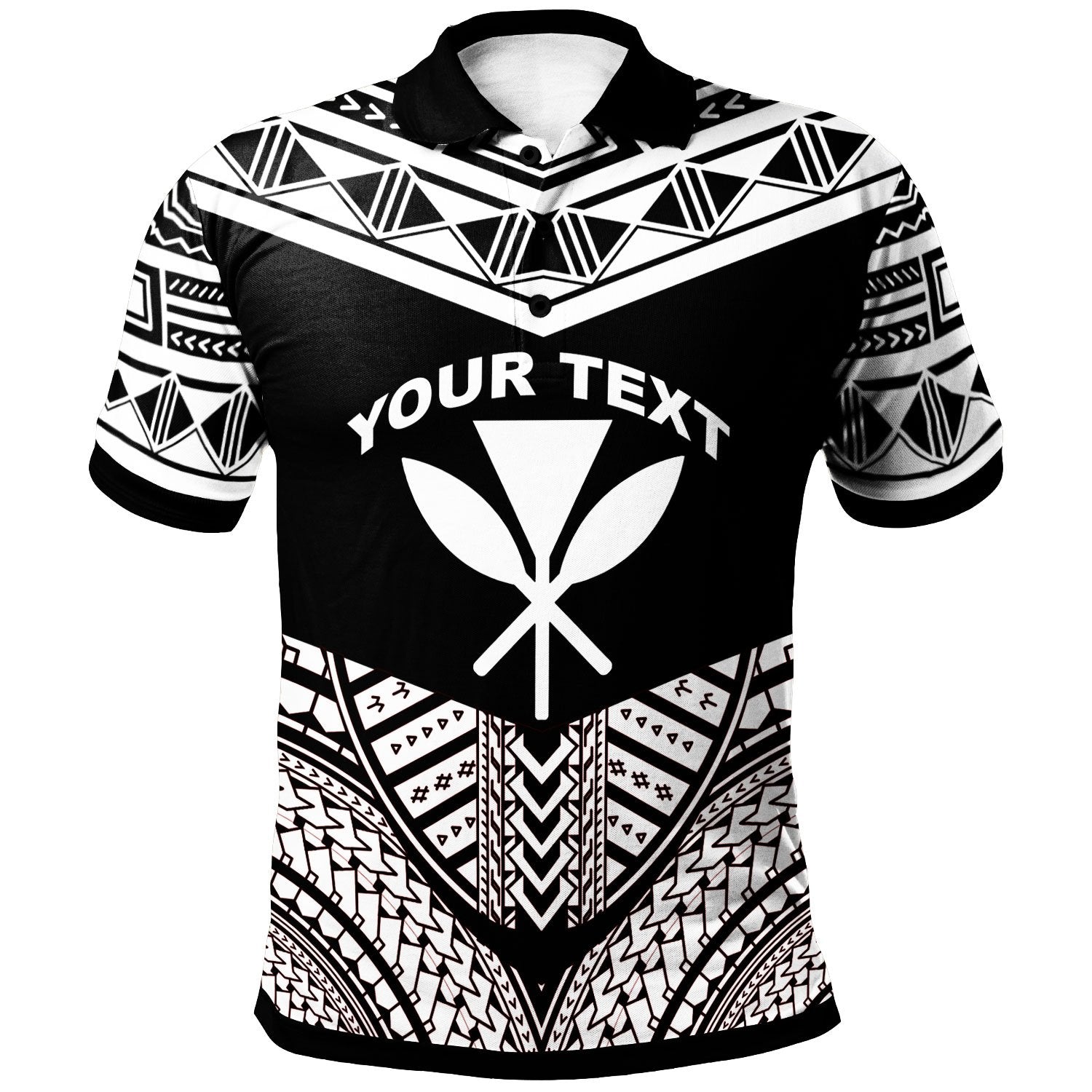 Hawaii Custom Polo Shirt Tribal Pattern Cool Style White Color Unisex White - Polynesian Pride