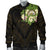 Hawaii Men's Bomber Jacket - Polynesian Gold Patterns Collection Black - Polynesian Pride