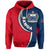 Custom Samoa Hoodie Tribal Tattoo No.1 LT6 Red - Polynesian Pride