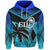 Fiji Rugby Polynesian Hoodie Blue Unisex Blue - Polynesian Pride