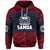 Samoa Rugby Polynesian Patterns Hoodie Red Unisex Red - Polynesian Pride