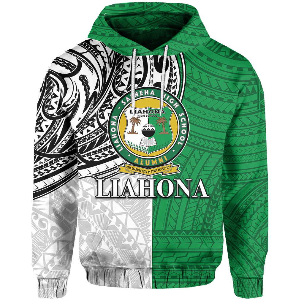 Tonga Liahona High School Hoodie LT6 Unisex Green - Polynesian Pride