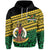 Custom Vanuatu Rugby Hoodie Polynesian Style Unisex Green - Polynesian Pride