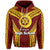 Custom Tonga High School Hoodie Yellow Style LT6 Unisex Brown - Polynesian Pride