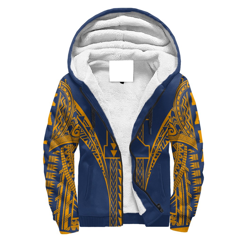 Hawaii - Kalaheo High Sherpa Hoodie AH Blue - Polynesian Pride