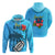 Custom Suva Hoodie Fiji Sport Style Unisex Blue - Polynesian Pride