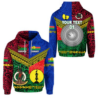 Custom Vanuatu New Caledonia Kanaky Hoodie Together LT8 - Polynesian Pride