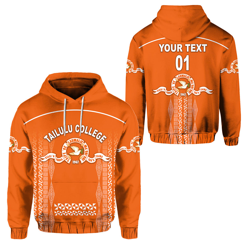 Custom Tonga Tailulu College Hoodie Unique Style LT8 Unisex Orange - Polynesian Pride