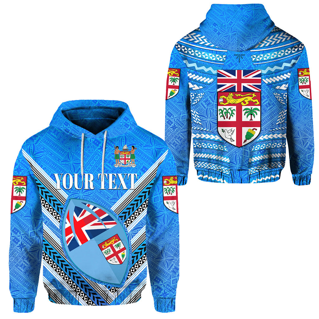 Custom Fiji Day Hoodie Creative Style LT8 Blue - Polynesian Pride