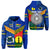 Custom Vanuatu Tafea Province and Kanaky New Caledonia Hoodie Together, Custom Text and Number LT8 Unisex Blue - Polynesian Pride