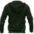 New Zealand Hoodie, Maori Gods Pullover Hoodie, Tumatauenga (God of War) Green - Polynesian Pride