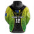 Custom Cook Islands Rugby Hoodie Style Gown - Polynesian Pride