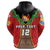 Custom Tonga Rugby Zip Hoodie Style Gown - Polynesian Pride