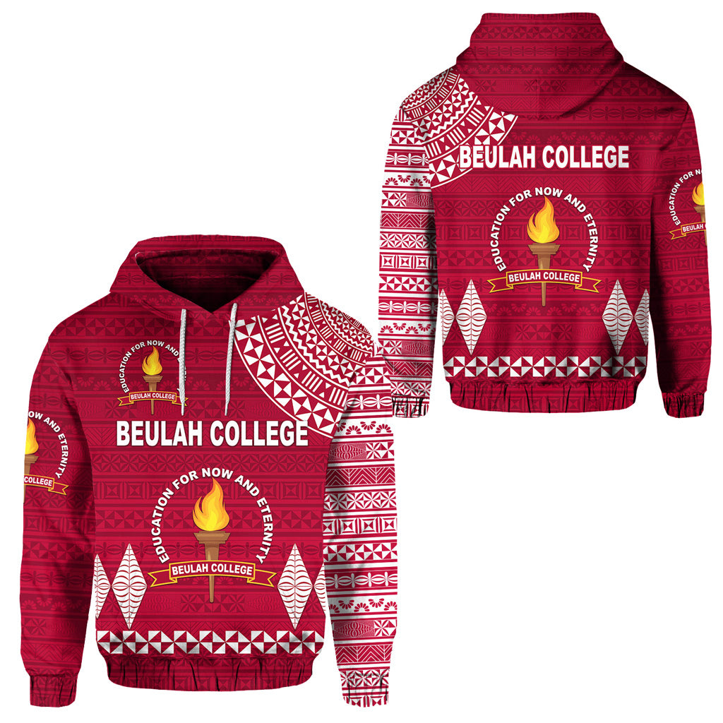 Tonga Beulah College Hoodie Simple Style LT8 Maroon - Polynesian Pride