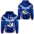 Papua New Guinea PRK Gulf Isou Hoodie Rugby Original Style Blue LT8 Unisex Blue - Polynesian Pride