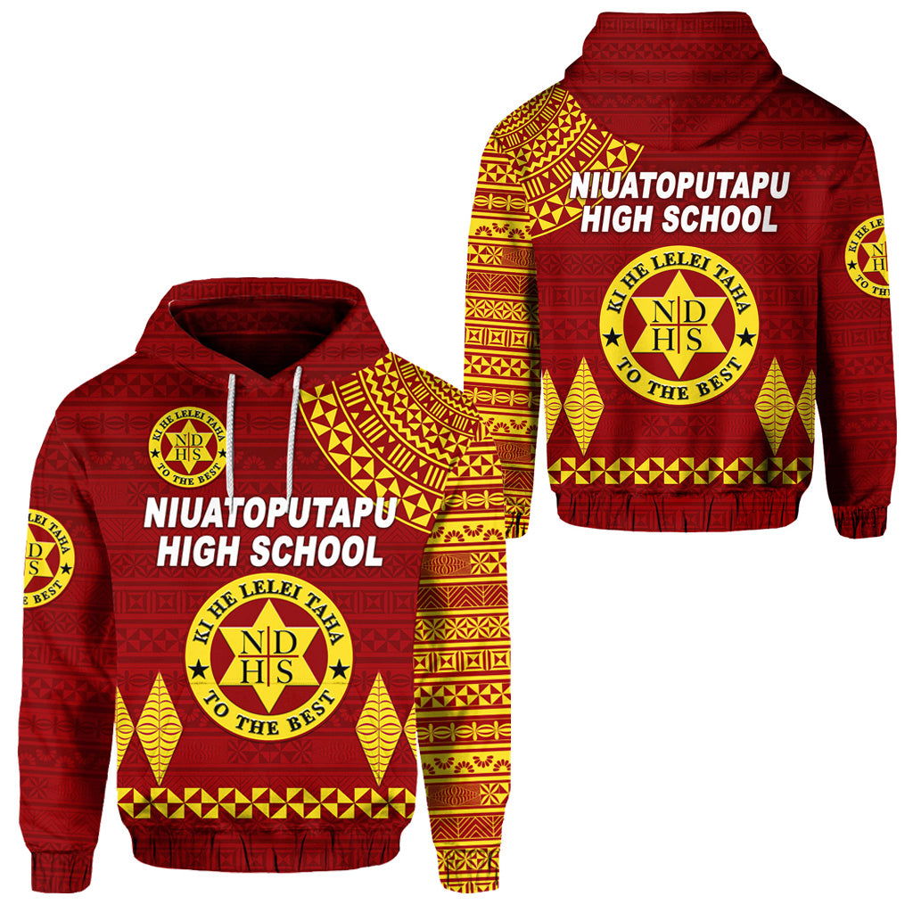 Tonga Niuatoputapu High School Hoodie Simple Style LT8 Unisex Maroon - Polynesian Pride