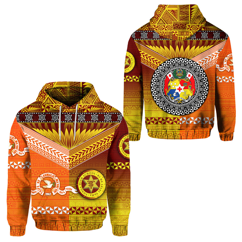 Tonga Tailulu College and Tonga High School Hoodie Together Unique Style LT8 Hoodie Orange - Polynesian Pride