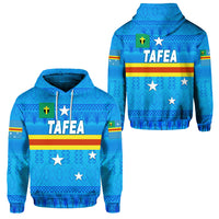 Tafea Province Hoodie Vanuatu Pattern Traditional Style LT8 Unisex Blue - Polynesian Pride