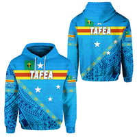 Tafea Province Hoodie Vanuatu Pattern Unique Style LT8 Blue - Polynesian Pride