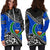 Pohnpei Hoodie Dress - Pohnpei FlagFall In The Wave K9 - Polynesian Pride