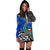 Pohnpei Hoodie Dress - Pohnpei FlagFall In The Wave K9 - Polynesian Pride