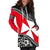 Wallis And Futuna Hoodie Dress - Wallis And Futuna Coat Of Arms Fall In The Wave - Polynesian Pride