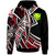 Hawaii Hoodie Tribal Flower Special Pattern Red Color Unisex Red - Polynesian Pride