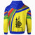 New Caledonia Custom Hoodie Handicraft Pattern With Flag Color I Love - Polynesian Pride