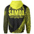 Samoa Hoodie Yellow Polynesian Patterns Sport Style - Polynesian Pride