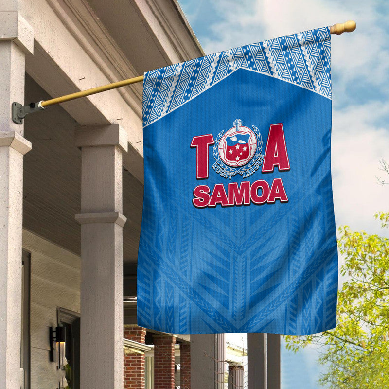 Toa Samoa Rugby Flag Blue Sky Jersey 2022 LT6 House Flag - Polynesian Pride