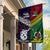 New Zealand And Vanuatu Flag Together - Purple LT8 - Polynesian Pride