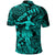 Custom Hawaii Hula Girl Polynesian Polo Shirt Unique Style Turquoise LT8 - Polynesian Pride