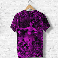 Hawaii Hula Girl Polynesian T Shirt Unique Style Pink LT8 - Polynesian Pride